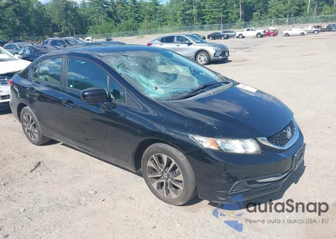 2014 Honda Civic Ex z USA, uszkodzony, nr VIN 19XFB2F89EE237761